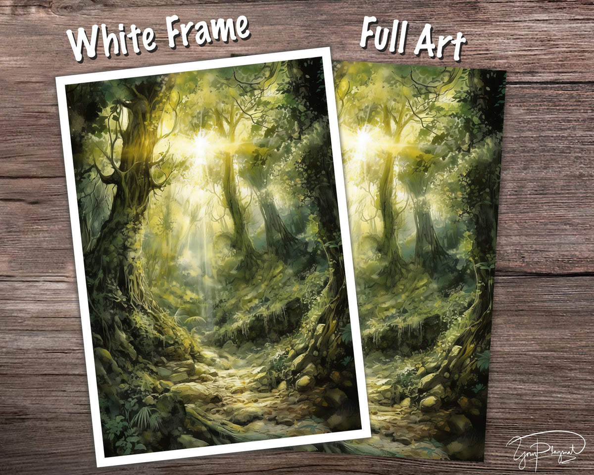 PREMIUM POSTCARD SLEEVES - FOREST VERSION (109x154MM)